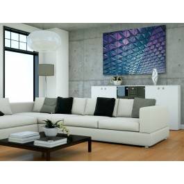 Korytarze świateł - nowoczesny obraz na płótnie - 120x80 cm Korytarze świateł - nowoczesny obraz na płótnie - 120x80 cm