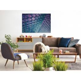 Korytarze świateł - nowoczesny obraz na płótnie - 120x80 cm Korytarze świateł - nowoczesny obraz na płótnie - 120x80 cm