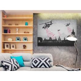 Sen o Warszawie  - nowoczesny obraz na płótnie - 120x80 cm Sen o Warszawie  - nowoczesny obraz na płótnie - 120x80 cm