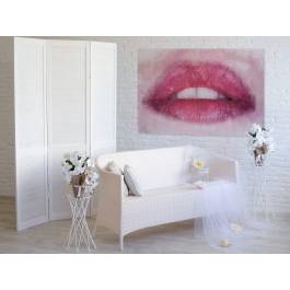 Czułość słów - nowoczesny obraz na płótnie - 120x80 cm