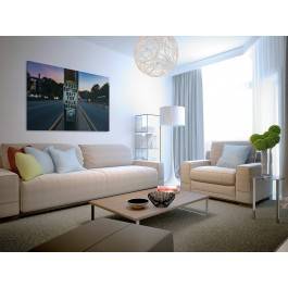 Wait for walk signal - fotoobraz do salonu - 120x80 cm