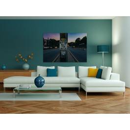 Wait for walk signal - fotoobraz do salonu - 120x80 cm