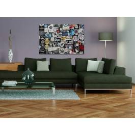 Kodeks dzielnicy - fotoobraz do sypialni - 120x80 cm Kodeks dzielnicy - fotoobraz do sypialni - 120x80 cm