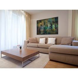 Nowy Jork w stylu vintage - nowoczesny obraz na płótnie - 120x80 cm