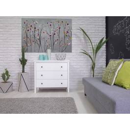 Przedwiośnie - nowoczesny obraz na płótnie - 120x80 cm