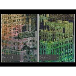 Nowy Jork w stylu vintage - nowoczesny obraz na płótnie - 120x80 cm