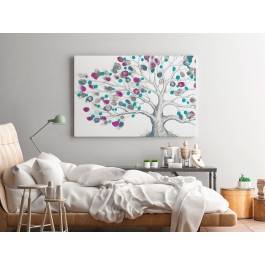 Drzewo życia - nowoczesny obraz do salonu - 120x80 cm
