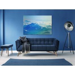 Szlakiem chmur - fotografia na płótnie - 120x80 cm