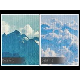 Szlakiem chmur - fotografia na płótnie - 120x80 cm