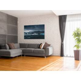 Lodowa kra - fotoobraz na płótnie - 120x80 cm Lodowa kra - fotoobraz na płótnie - 120x80 cm