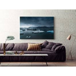 Lodowa kra - fotoobraz na płótnie - 120x80 cm Lodowa kra - fotoobraz na płótnie - 120x80 cm