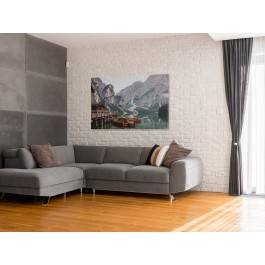 Górska przystań - fotoobraz na płótnie - 120x80 cm