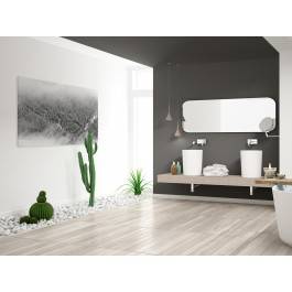 Dolina mgieł - nowoczesny obraz na płótnie - 120x80 cm