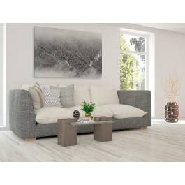 Dolina mgieł - nowoczesny obraz na płótnie - 120x80 cm