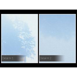 Delikatność błękitu - nowoczesny obraz na płótnie - 120x80 cm