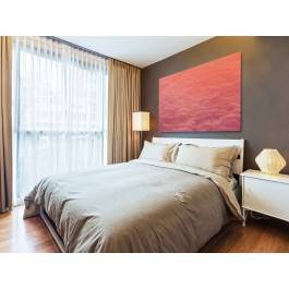 Gonitwa chmur - fotoobraz do sypialni - 120x80 cm