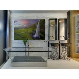 Wodospad zieleni - fotoobraz na płótnie - 120x80 cm Wodospad zieleni - fotoobraz na płótnie - 120x80 cm