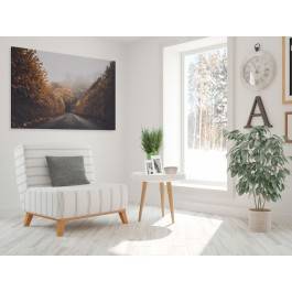Za zakrętem - nowoczesny obraz na płótnie - 120x80 cm