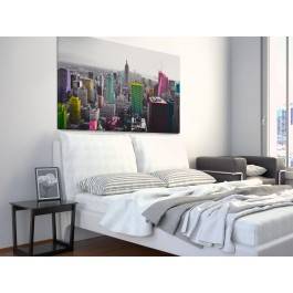 Tysiące barw Nowego Jorku - nowoczesny obraz do salonu - 120x80 cm