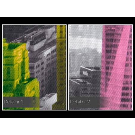 Tysiące barw Nowego Jorku - nowoczesny obraz do salonu - 120x80 cm