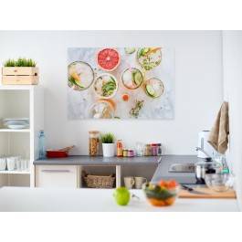 Orzeźwiające smoothie - fotoobraz do kuchni - 120x80 cm