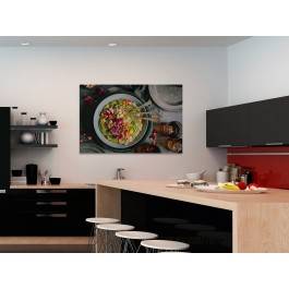 Kolacja we dwoje - fotoobraz do kuchni - 120x80 cm