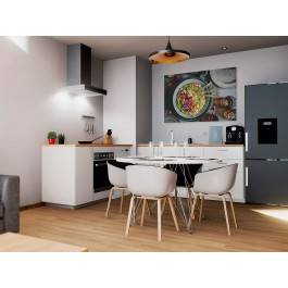 Kolacja we dwoje - fotoobraz do kuchni - 120x80 cm