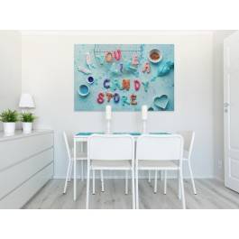 Candy store - fotoobraz do kuchni - 120x80 cm