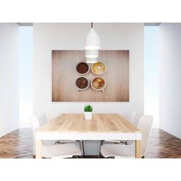 W miłym towarzystwie - fotoobraz do kuchni - 120x80 cm