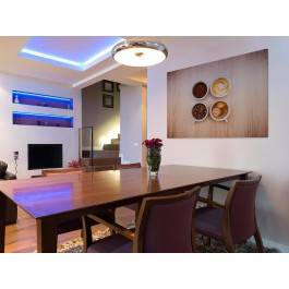 W miłym towarzystwie - fotoobraz do kuchni - 120x80 cm