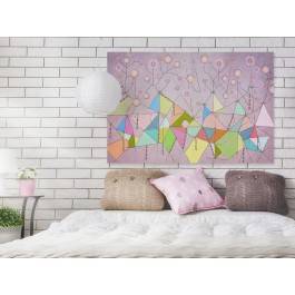 Dmuchawce, latawce, wiatr... - nowoczesny obraz na płótnie - 120x80 cm