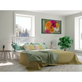 Ramy piękna - nowoczesny obraz na płótnie - 120x80 cm