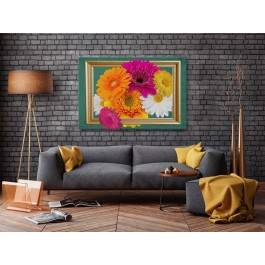 Ramy piękna - nowoczesny obraz na płótnie - 120x80 cm