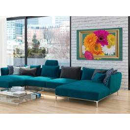 Ramy piękna - nowoczesny obraz na płótnie - 120x80 cm