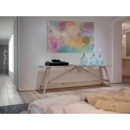 Kolorowy splot - nowoczesny obraz na płótnie - 120x80 cm Kolorowy splot - nowoczesny obraz na płótnie - 120x80 cm