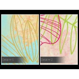 Kolorowy splot - nowoczesny obraz na płótnie - 120x80 cm Kolorowy splot - nowoczesny obraz na płótnie - 120x80 cm