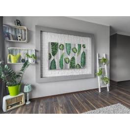 Zielono mi - nowoczesny obraz do salonu - 120x80 cm Zielono mi - nowoczesny obraz do salonu - 120x80 cm