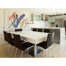 Epicka biel - nowoczesny obraz na płótnie - 120x80 cm