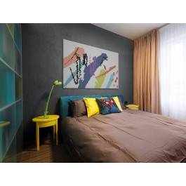 Epicka biel - nowoczesny obraz na płótnie - 120x80 cm