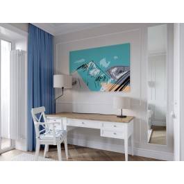 Oda do gór - nowoczesny obraz na płótnie - 120x80 cm Oda do gór - nowoczesny obraz na płótnie - 120x80 cm
