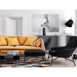 Profil doskonałości - nowoczesny obraz na płótnie - 120x80 cm