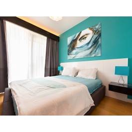 Portret Kalliope - nowoczesny obraz na płótnie - 120x80 cm