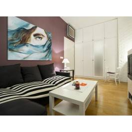 Portret Kalliope - nowoczesny obraz na płótnie - 120x80 cm