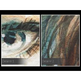 Portret Kalliope - nowoczesny obraz na płótnie - 120x80 cm