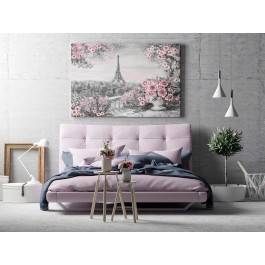 Paryskie dnie - nowoczesny obraz na płótnie - 120x80 cm