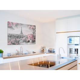 Paryskie dnie - nowoczesny obraz na płótnie - 120x80 cm