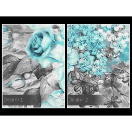 Paryskie noce - nowoczesny obraz na płótnie - 120x80 cm