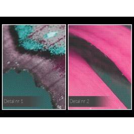 Piękno fauny skąpane w różu - nowoczesny obraz na płótnie - 120x80 cm