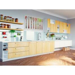 Smaczna para  - nowoczesny obraz na płótnie - 120x80 cm