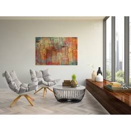 Wieże widokowe - nowoczesny obraz na płótnie - 120x80 cm Wieże widokowe - nowoczesny obraz na płótnie - 120x80 cm